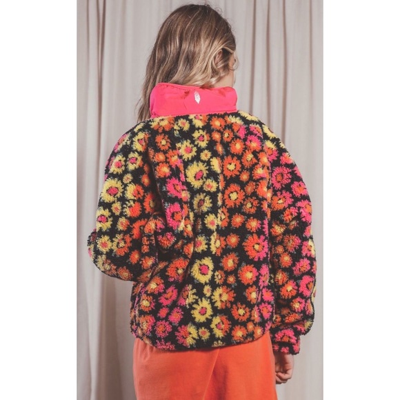 Free People Hit The Slopes Printed Fleece Jacket - Picture 5 of 10